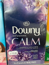  Downy Calm Papírky do sušičky 105 ks 